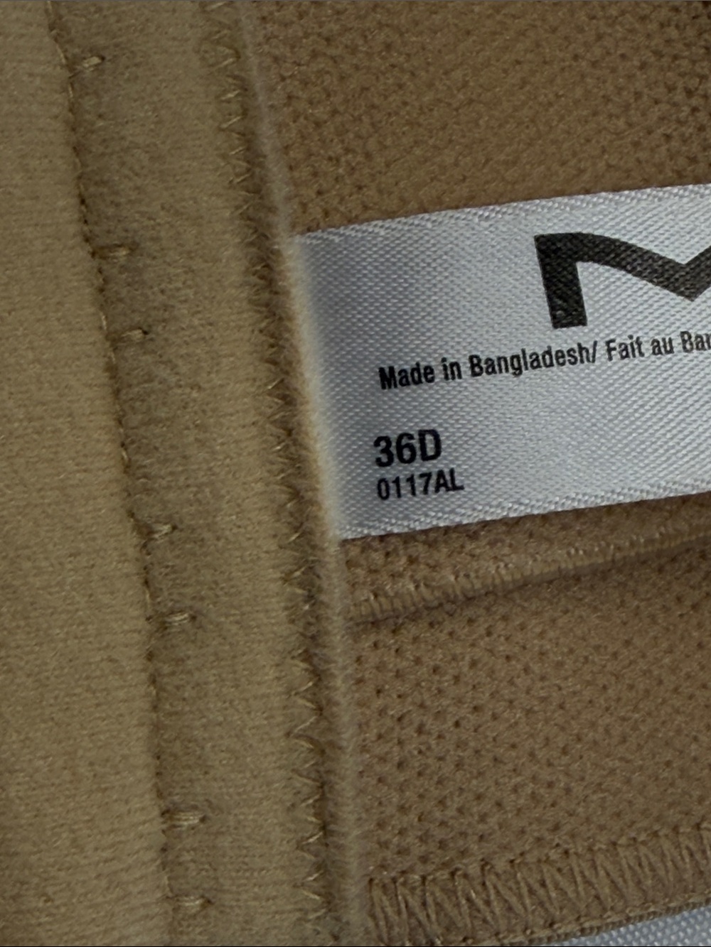 Maidenform NWT Nude Self Expressions Full Support Convertible Strapless Bra 36D - Picture 7 of 9